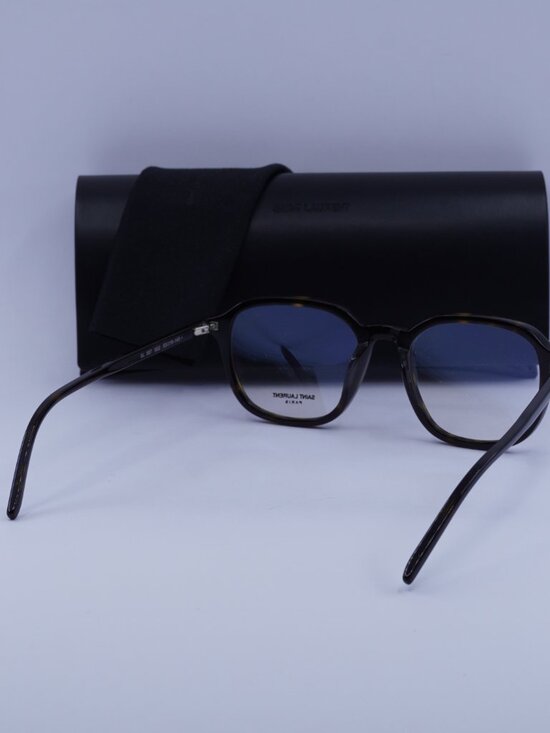 Saint Laurent SL387 002 Square Eyeglasses – Havana 53mm main image 3